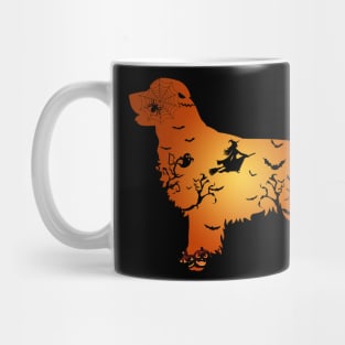 Golden Retriever Halloween Mens Womens Mug